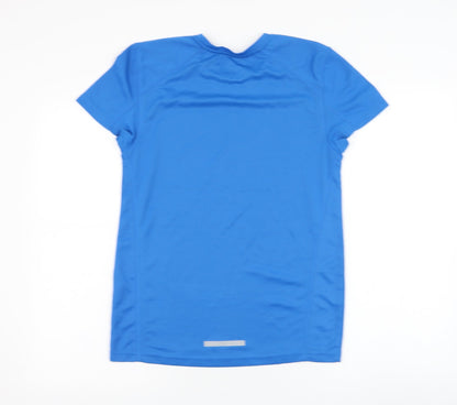 Primark Mens Blue  Polyester Basic T-Shirt Size S Round Neck Pullover
