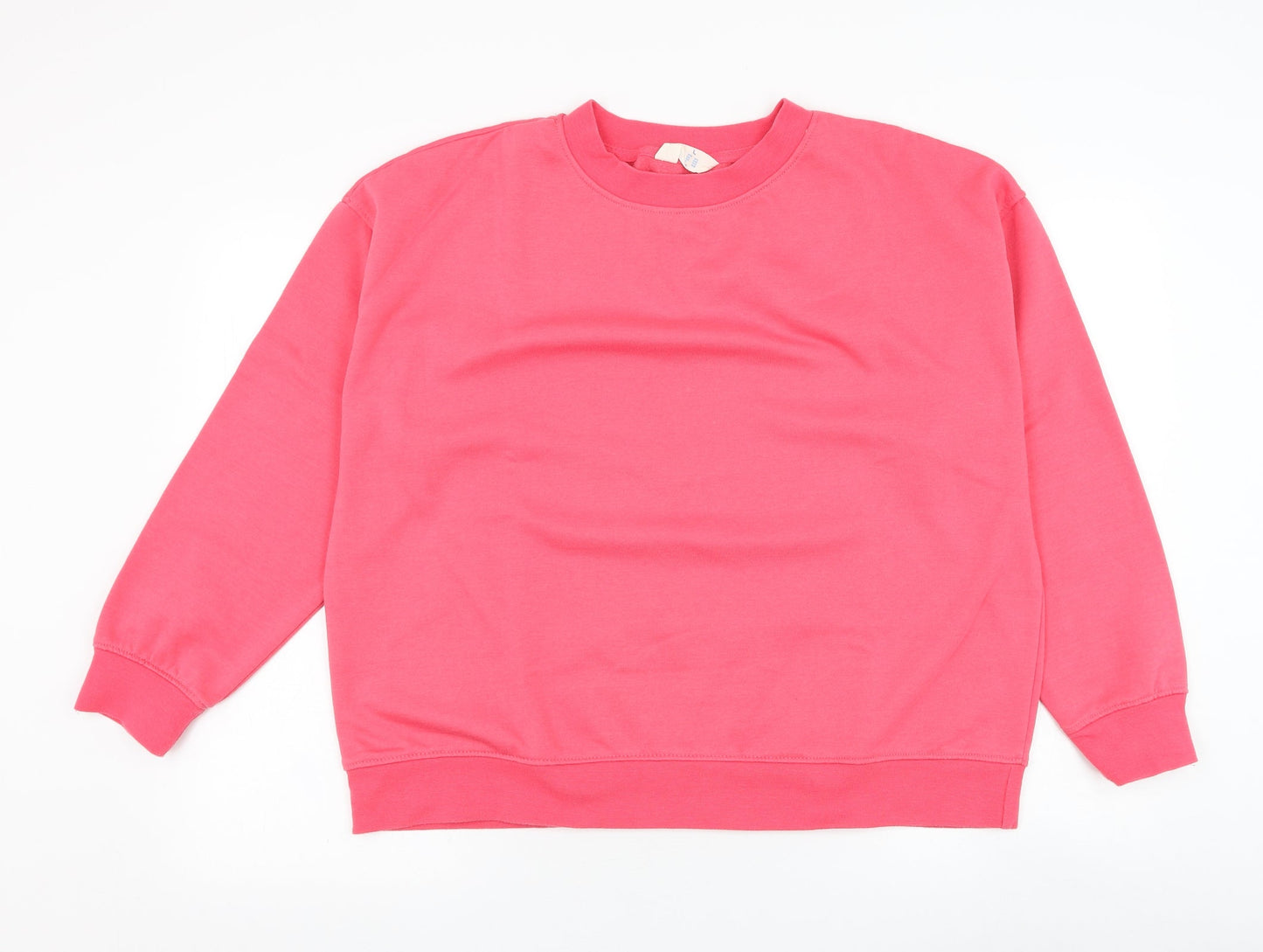 Primark Womens Pink  Polyester Pullover Sweatshirt Size 14  Pullover
