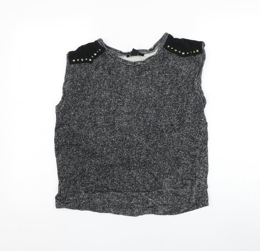 Womens UK Size S FOREVER 21 Grey Pullover Sweatshirt