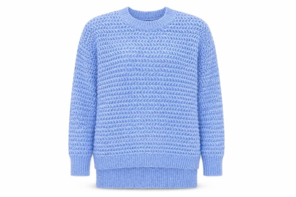 Womens UK Size 6 Missguided Blue Pullover Jumper