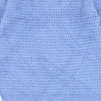 Womens UK Size 6 Missguided Blue Pullover Jumper