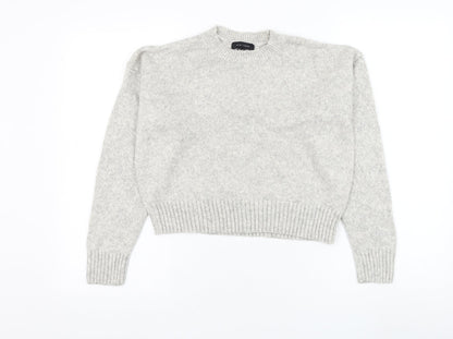 Womens UK Size S New Look Grey Pullover Jumper