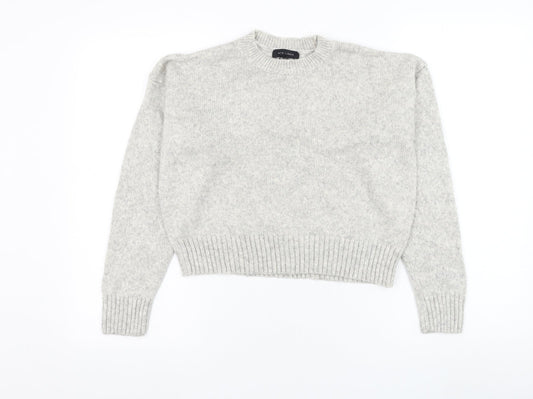Womens UK Size S New Look Grey Pullover Jumper