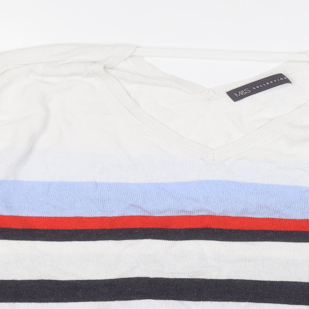 Womens UK Size 14 Marks and Spencer Multicoloured Pullover Jumper