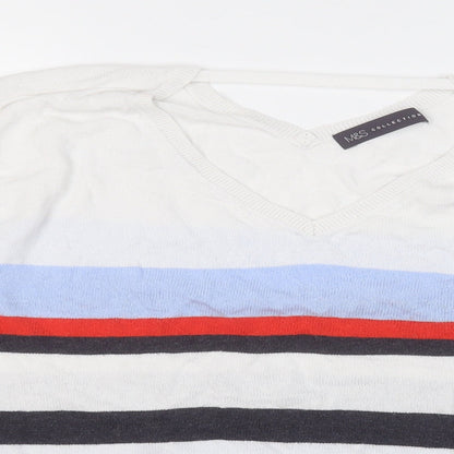 Womens UK Size 14 Marks and Spencer Multicoloured Pullover Jumper