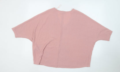 Womens UK Size M New Look Pink Pullover Jumper