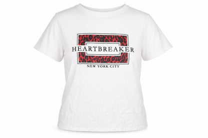 Womens UK Size 10 New Look White Basic T-Shirt