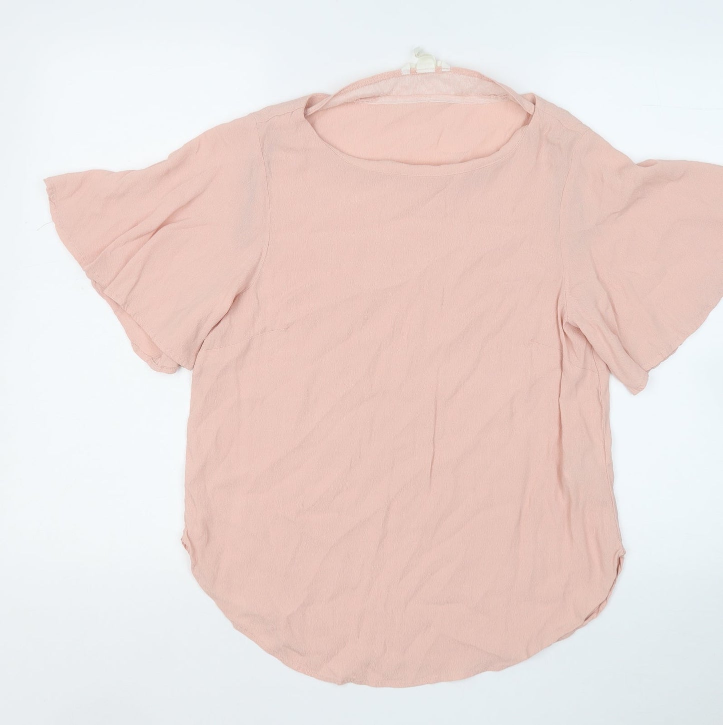 Womens UK Size 8 H&M Pink Basic Blouse