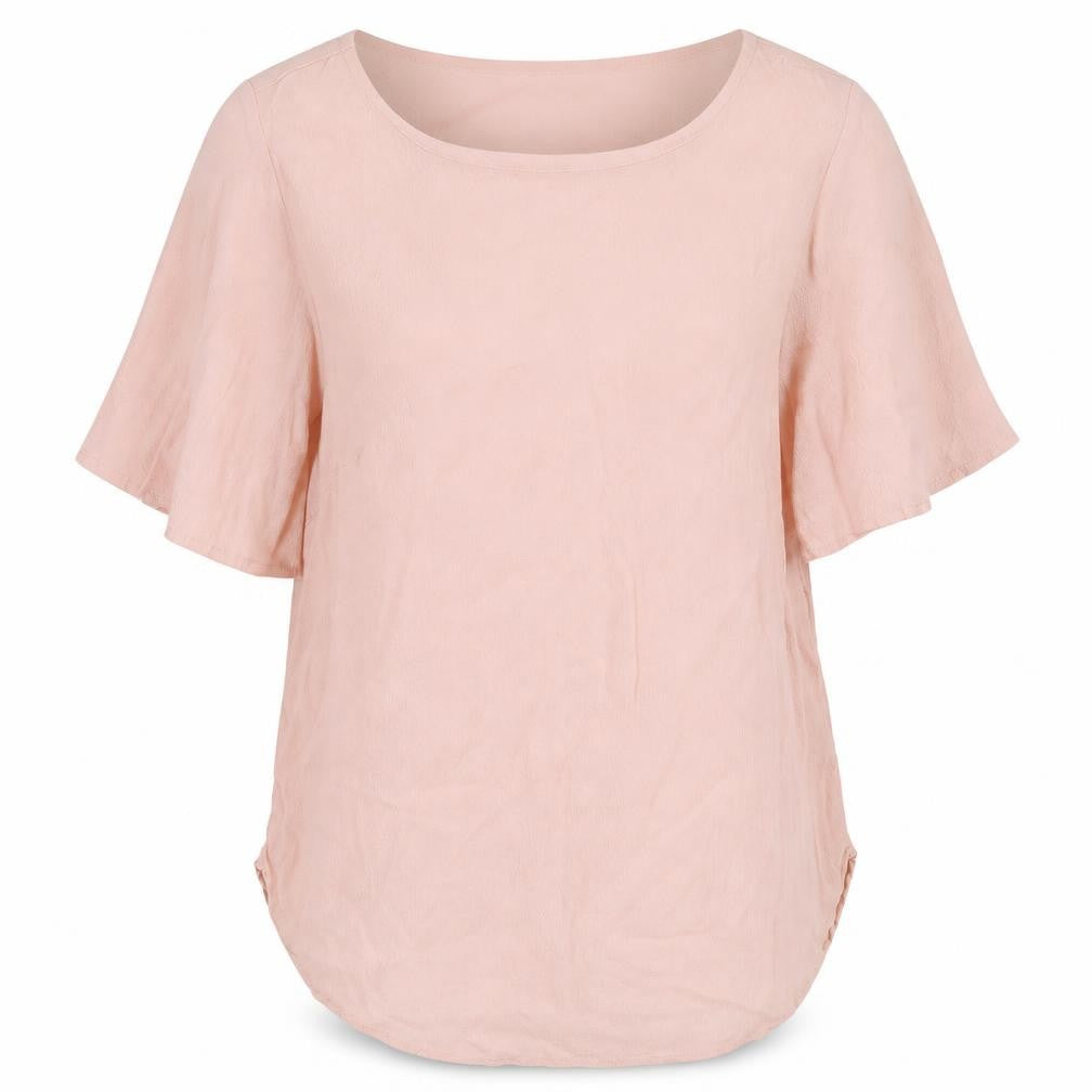 Womens UK Size 8 H&M Pink Basic Blouse