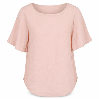 Womens UK Size 8 H&M Pink Basic Blouse