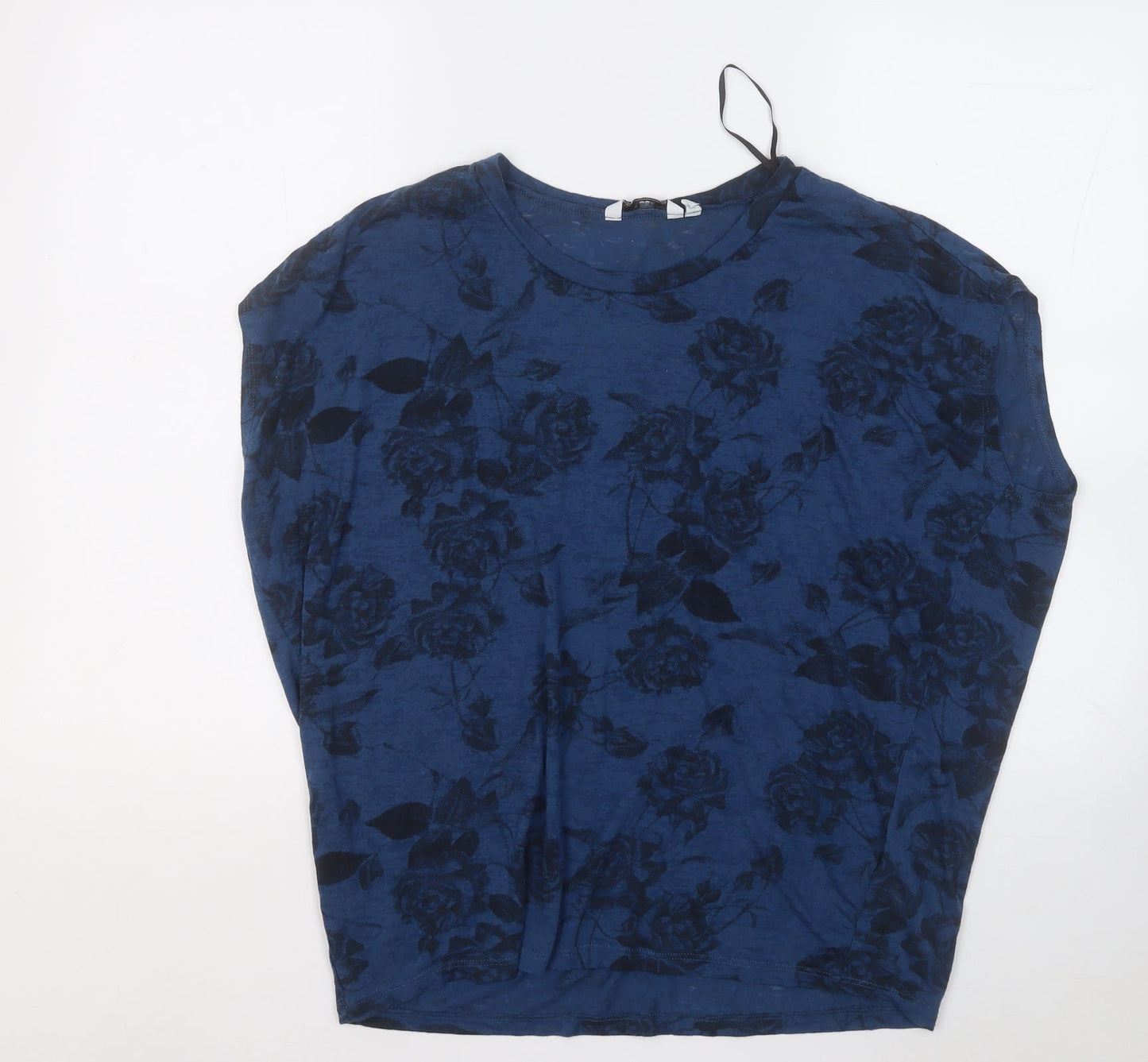 Womens UK Size 10 New Look Blue Vest Jumper