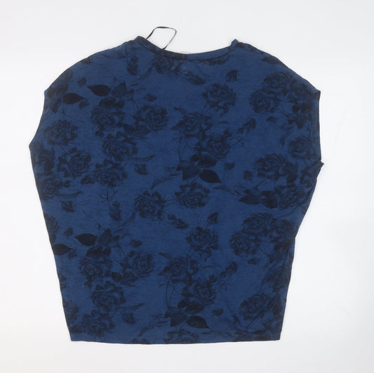 Womens UK Size 10 New Look Blue Vest Jumper