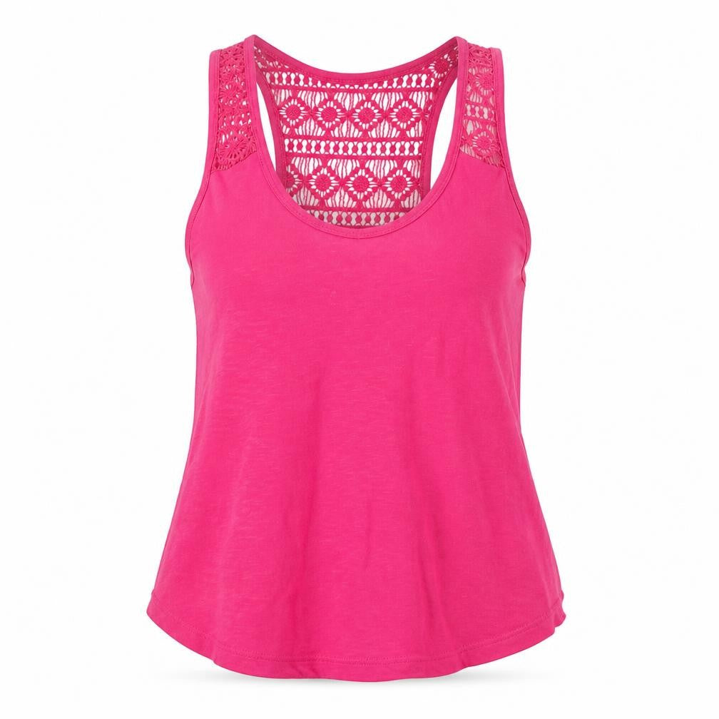Womens UK Size 10 Primark Pink Basic Tank