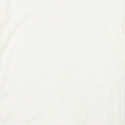 Kaffe Womens White Round Neck Floral Polyimide Pullover Jumper Size L