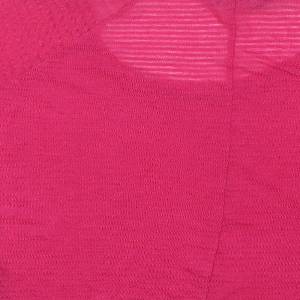 internacionate Womens Pink Round Neck  Polyester Pullover Jumper Size 8