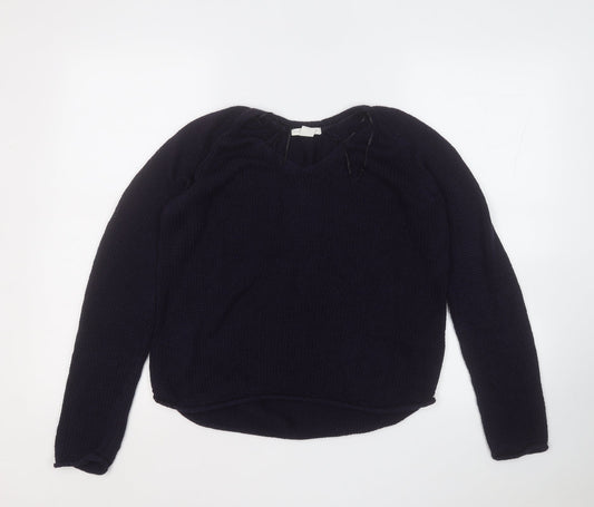 Womens UK Size S H&M Blue Pullover Jumper
