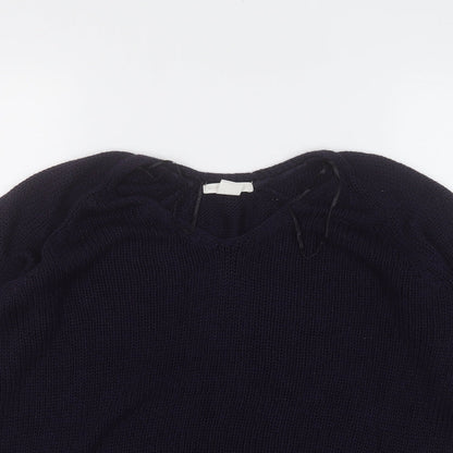 Womens UK Size S H&M Blue Pullover Jumper
