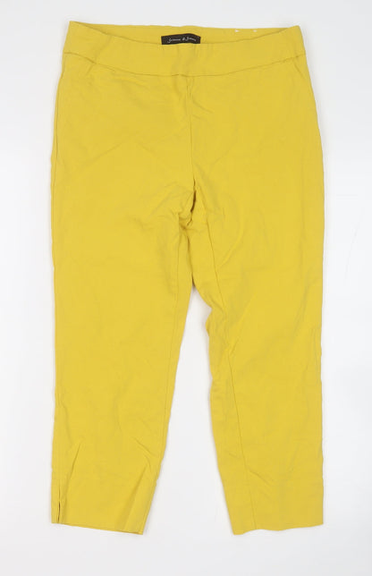 Womens UK Size 10 Jasmine & Juliana Regular Fit  Yellow Trousers