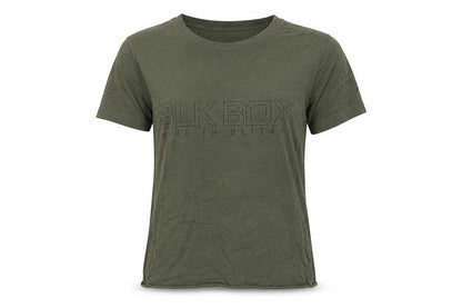 Canvas Womens Green  Cotton Basic T-Shirt Size M Round Neck