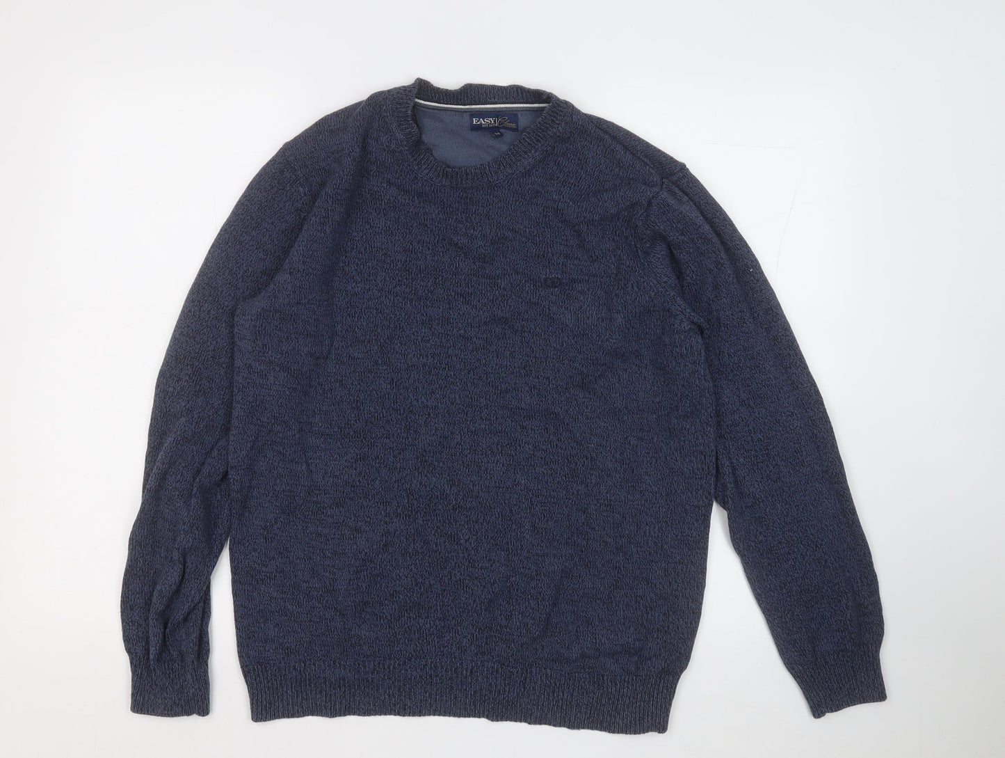 Womens UK Size M Easy Blue Pullover Jumper
