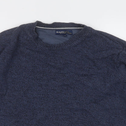 Womens UK Size M Easy Blue Pullover Jumper