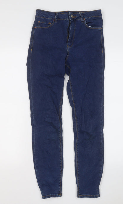 ASOS Womens Blue  Cotton Skinny Jeans Size 26 in L32 in Regular