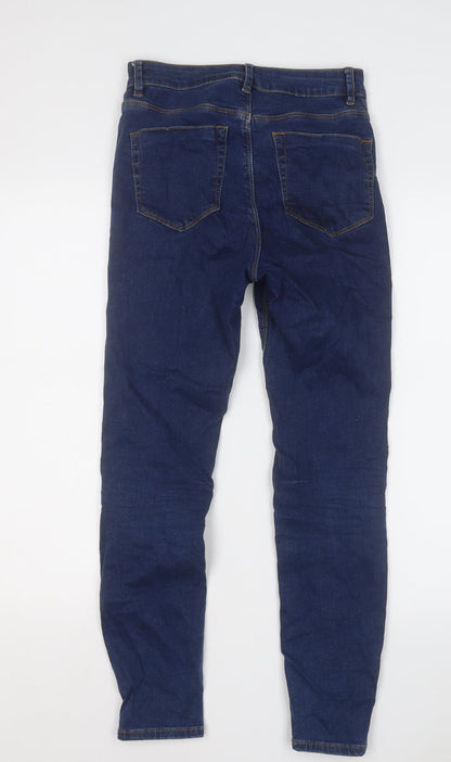 ASOS Womens Blue  Cotton Skinny Jeans Size 26 in L32 in Regular