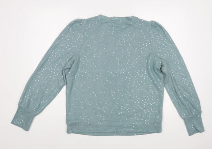 Womens UK Size 12 NEXT Green Pullover Sweatshirt