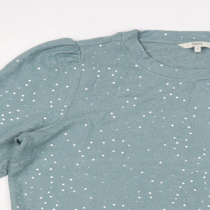 Womens UK Size 12 NEXT Green Pullover Sweatshirt
