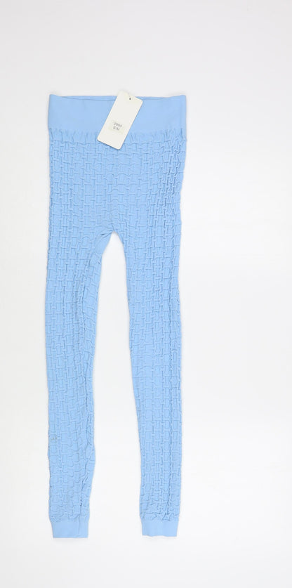 Cherry Koko Womens Blue  Polyester Jogger Leggings Size S L26 in