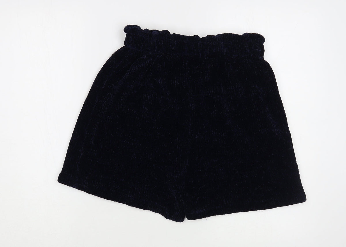 ETC Womens Blue  Polyester Mini Skirt Size L