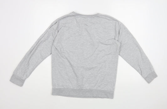 Womens UK Size 10 Dunnes Stores Grey Pullover Sweatshirt