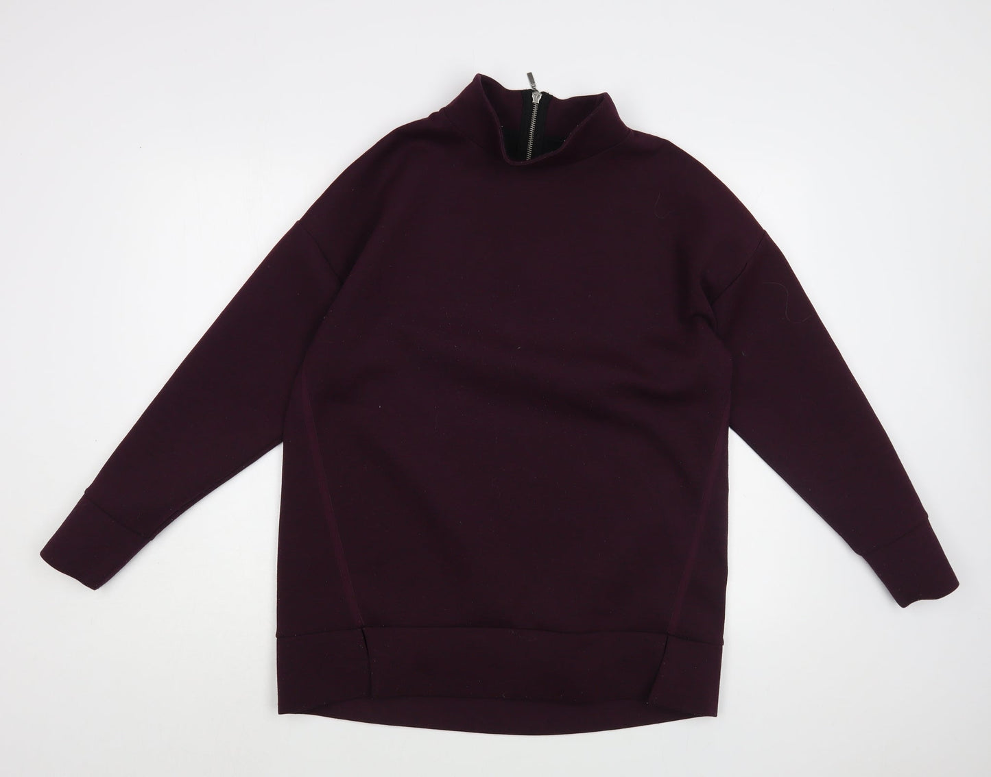 Womens UK Size 12 NEXT Purple Tunic Sweatshirt