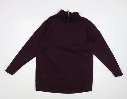Womens UK Size 12 NEXT Purple Tunic Sweatshirt