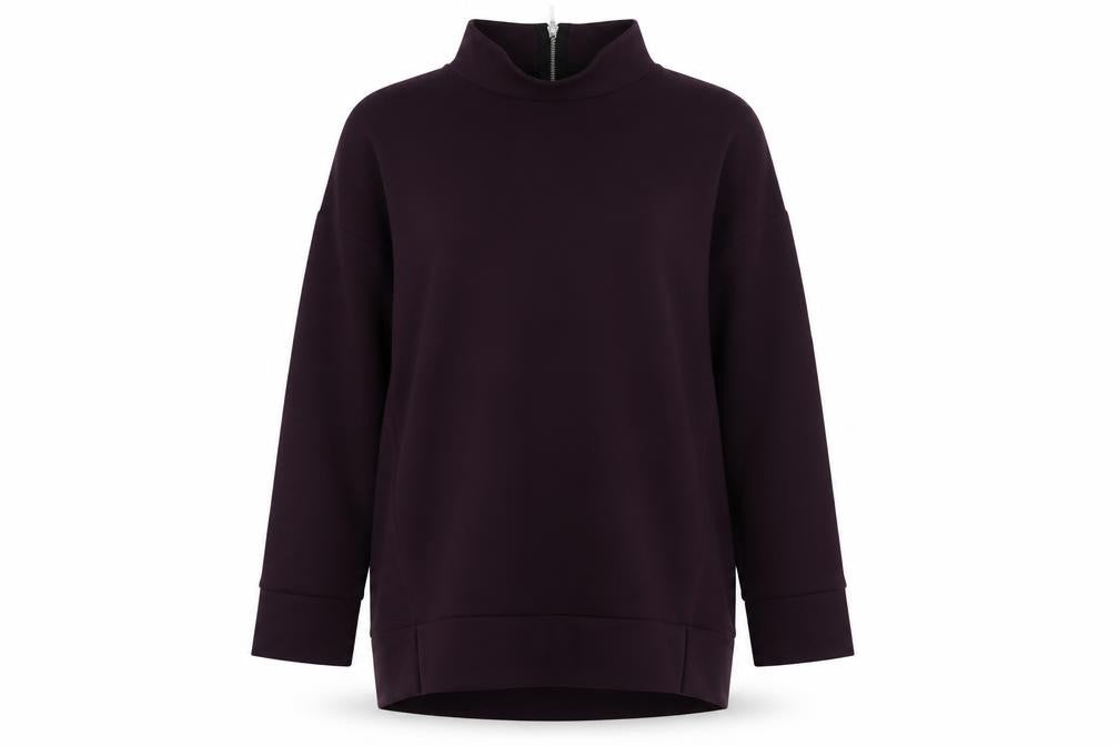 Womens UK Size 12 NEXT Purple Tunic Sweatshirt