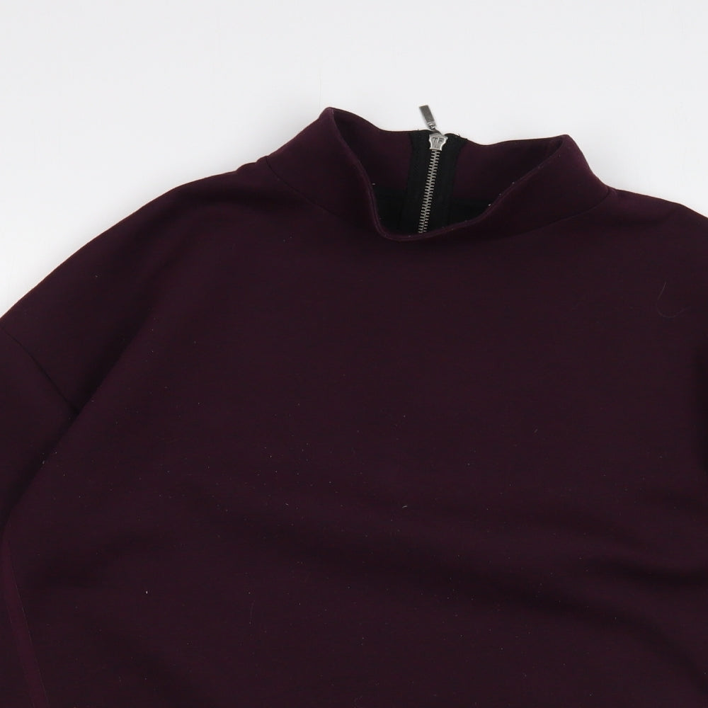 Womens UK Size 12 NEXT Purple Tunic Sweatshirt