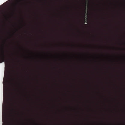Womens UK Size 12 NEXT Purple Tunic Sweatshirt