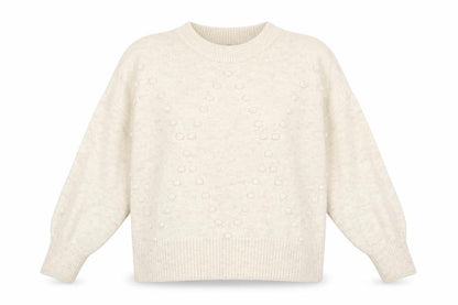 F&F Womens Grey Crew Neck  Acrylic Pullover Jumper Size 8
