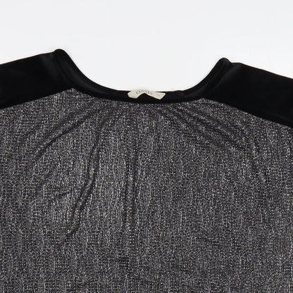 Womens UK Size XS Oasis Silver Basic Blouse