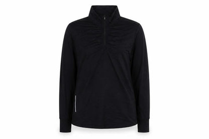 Crivit Womens Black  Polyester Pullover Sweatshirt Size 12  Zip