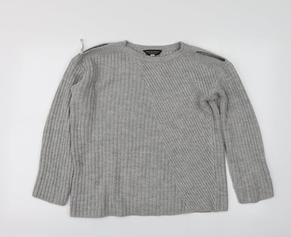 Womens UK Size 10 Dorothy Perkins Grey Pullover Jumper
