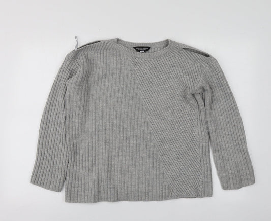Womens UK Size 10 Dorothy Perkins Grey Pullover Jumper
