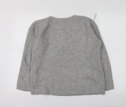 Womens UK Size 10 Dorothy Perkins Grey Pullover Jumper