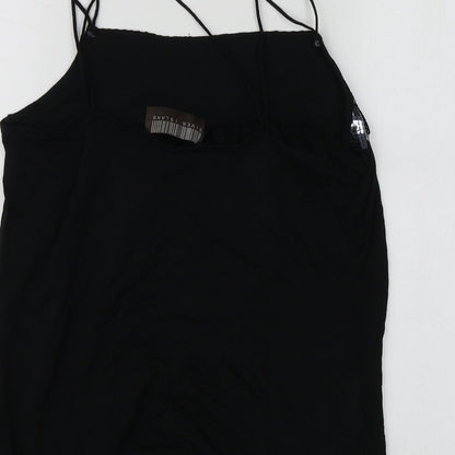 Womens UK Size 12 River Island Black Basic T-Shirt