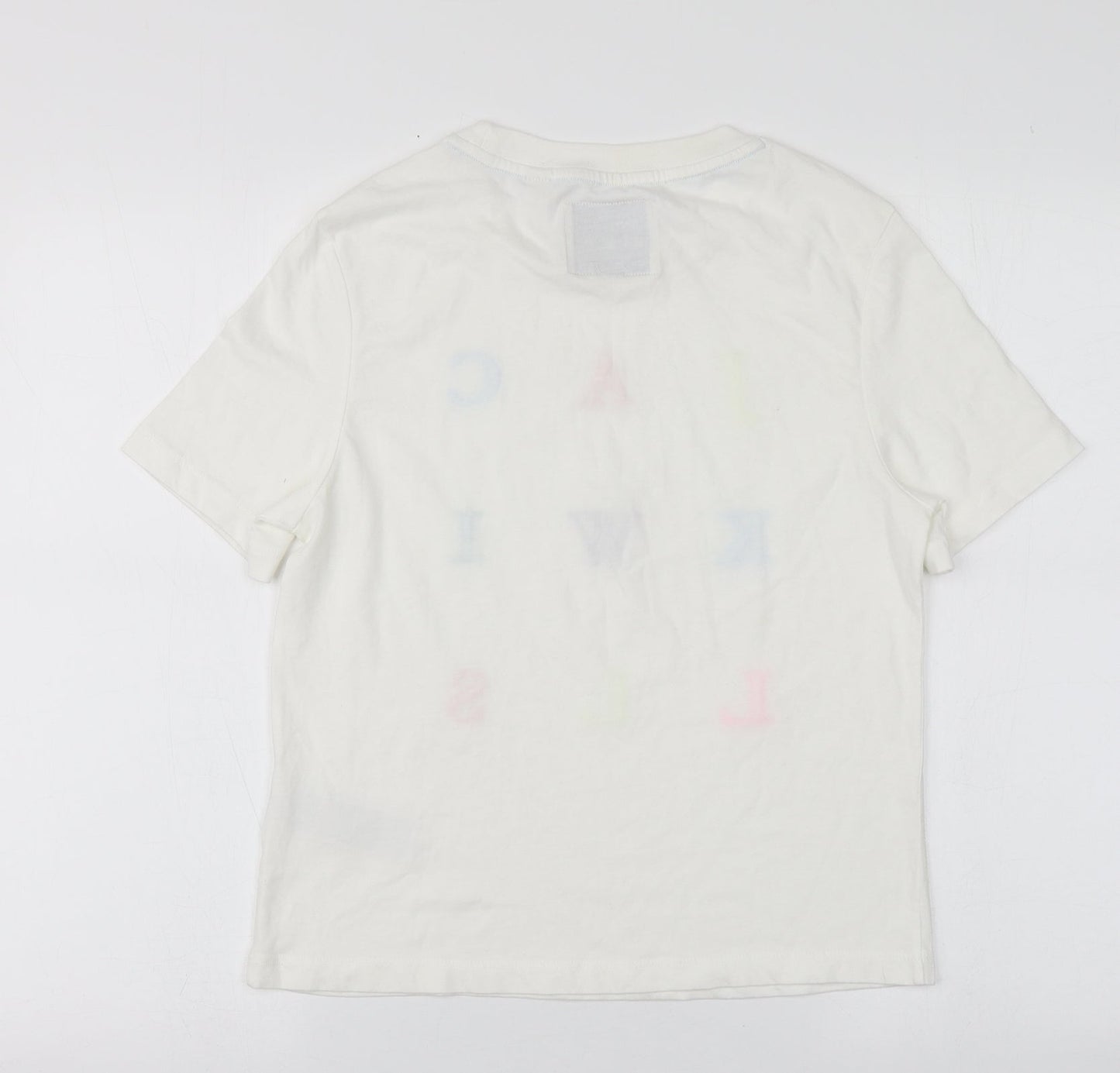 Womens UK Size 8 Jack Wills White Basic T-Shirt
