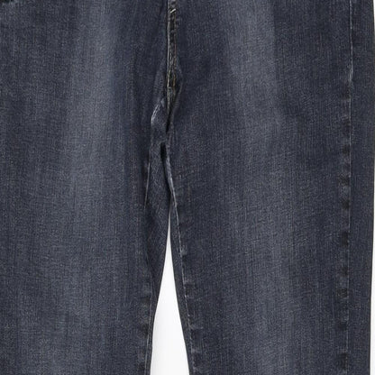 Famer Womens Blue  Cotton Straight Jeans Size 29 in L28 in Regular