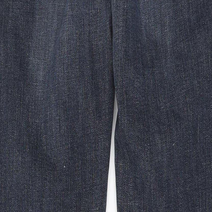 Famer Womens Blue  Cotton Straight Jeans Size 29 in L28 in Regular