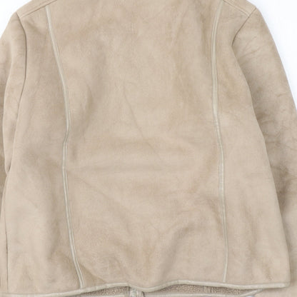 Womens UK Size 16 BHS Beige Jacket