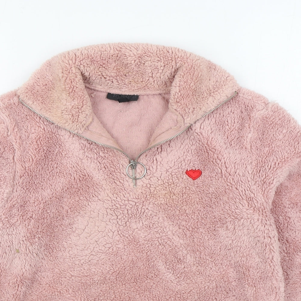 Womens UK Size 8 Topshop Pink Jacket