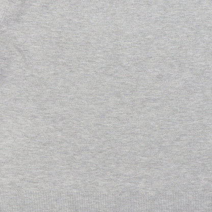 Primark Womens Grey V-Neck Viscose Pullover Jumper Size M